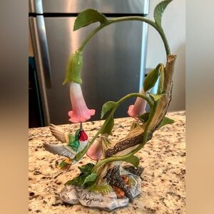 Homco Natures Winged Jewel Hummingbird 1990